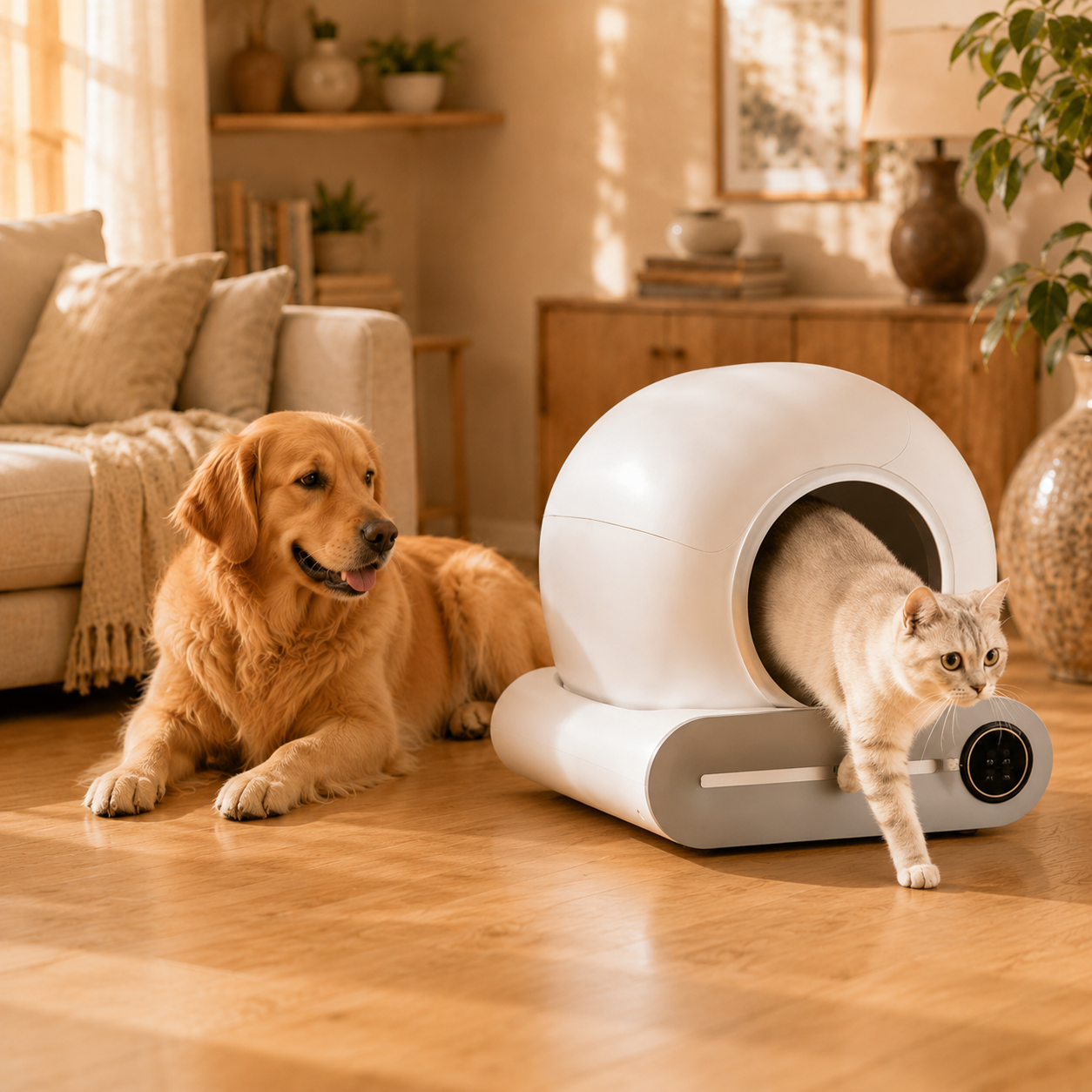 Litière Automatique Intelligente Connectée