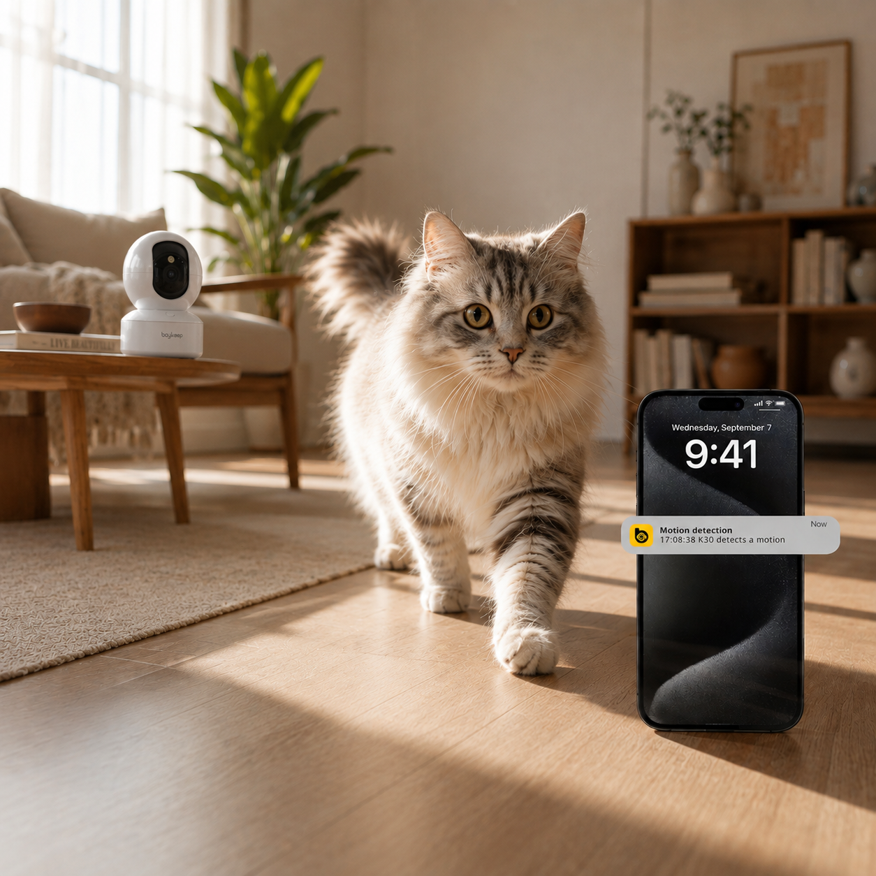 Caméra Connectée 360° pour Animaux